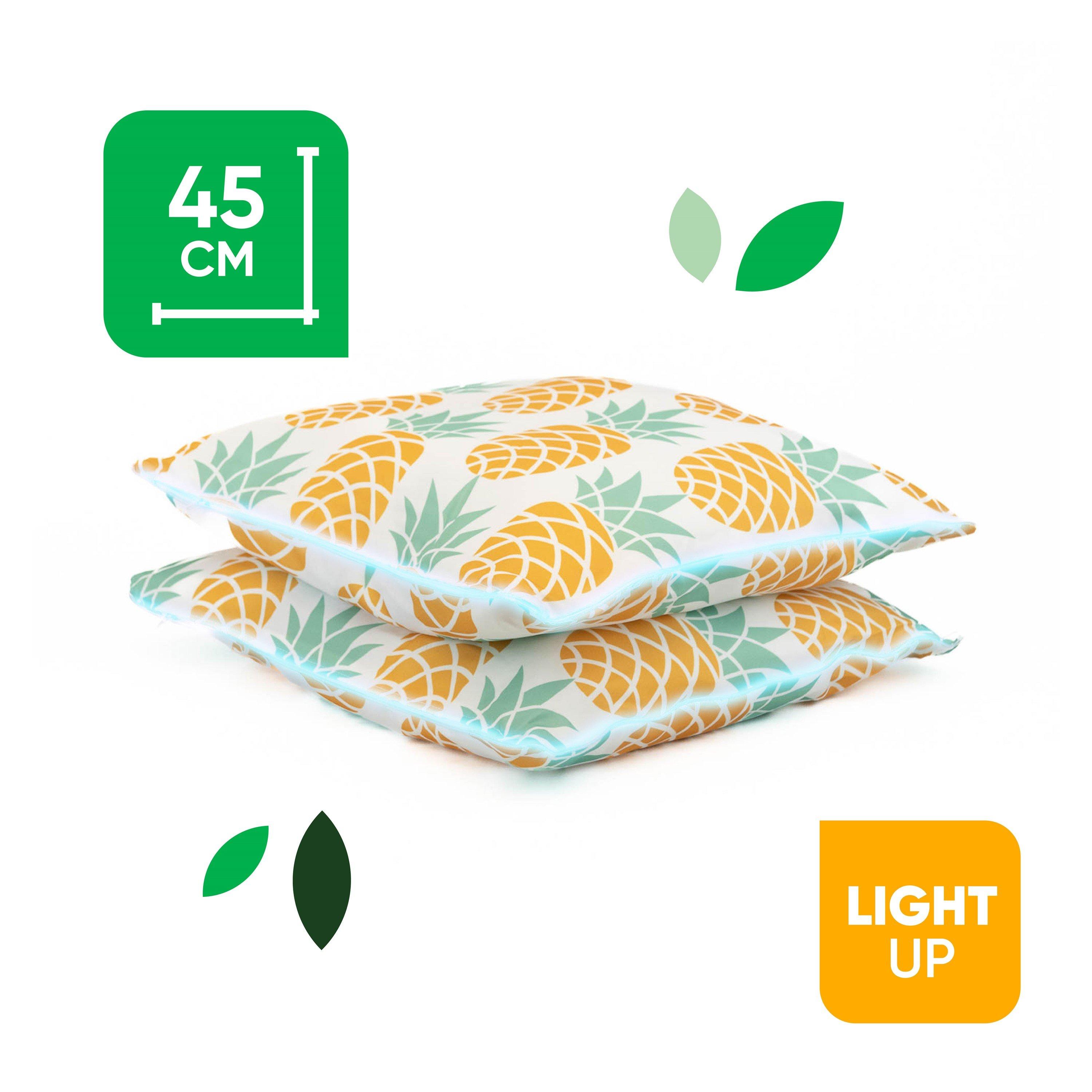 Multi - Streetwize - Light Up Outdoor Pineapple Scatter Cushions - 2