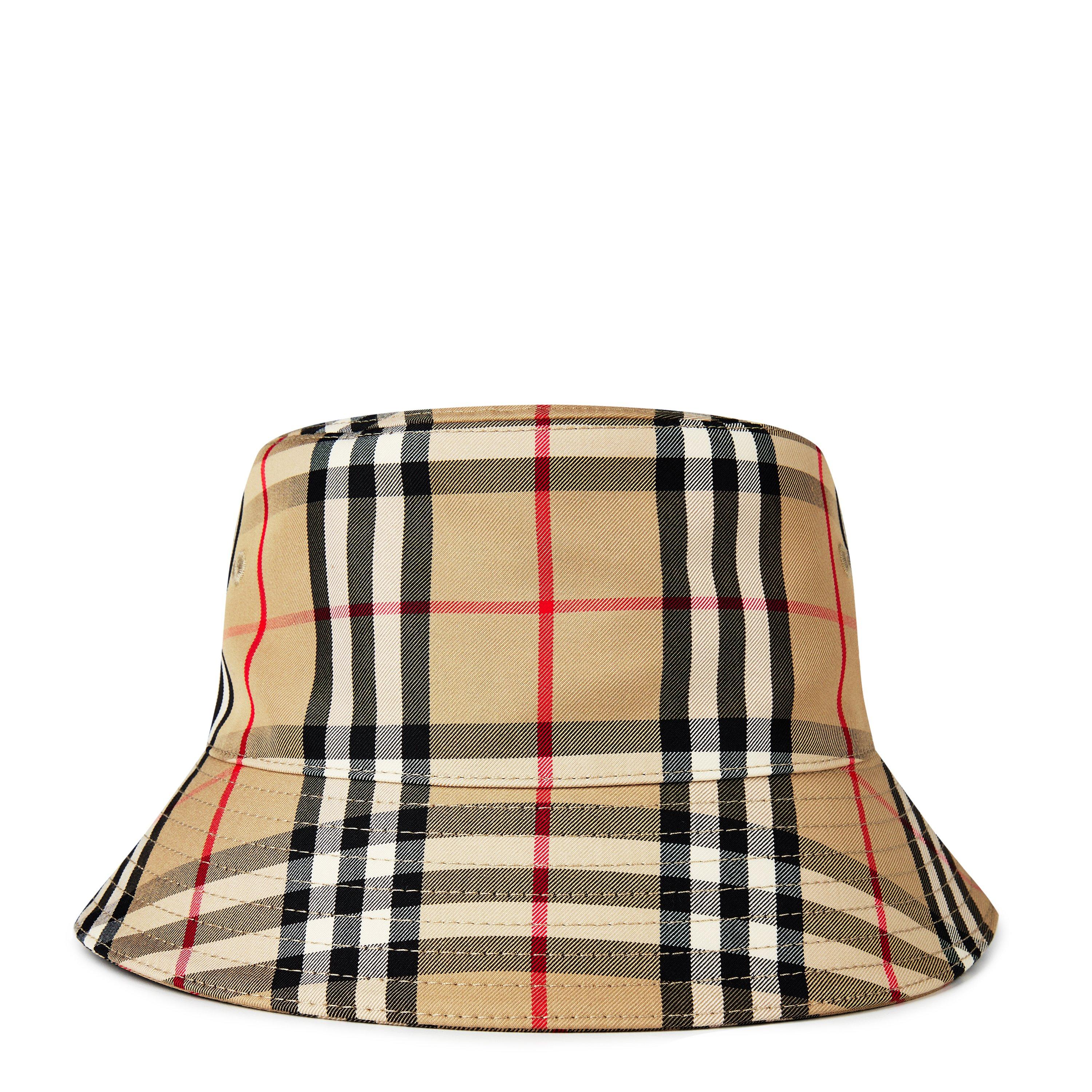 Arc Beige A7026 - Burberry - Men's Nova Check Cotton Bucket Hat - 3