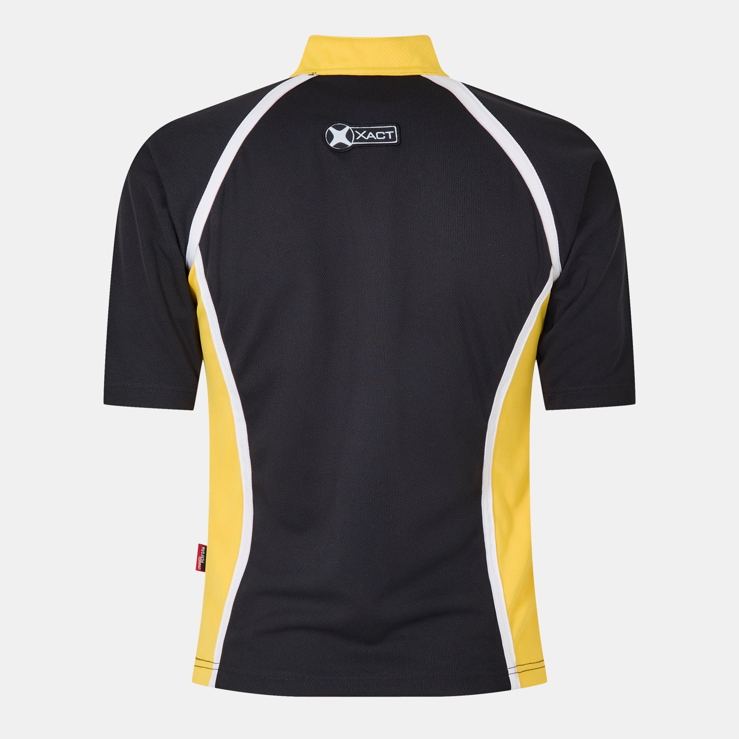 Zwart/Geel - Gilbert - Unisex Adults Short-Sleeve Performance T-Shirt - 2