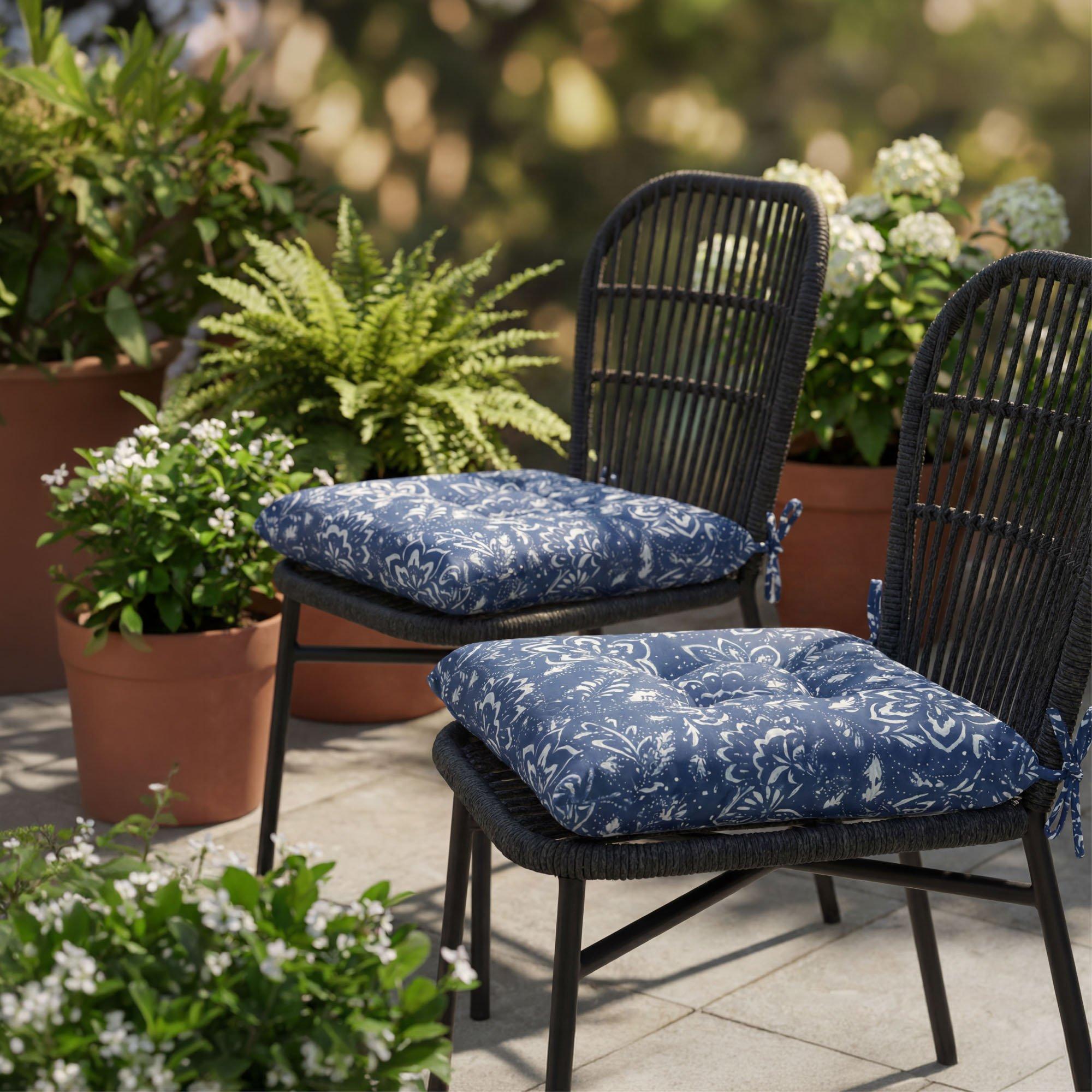 Blue - Streetwize - Outdoor Hampton Seat Pads - 1
