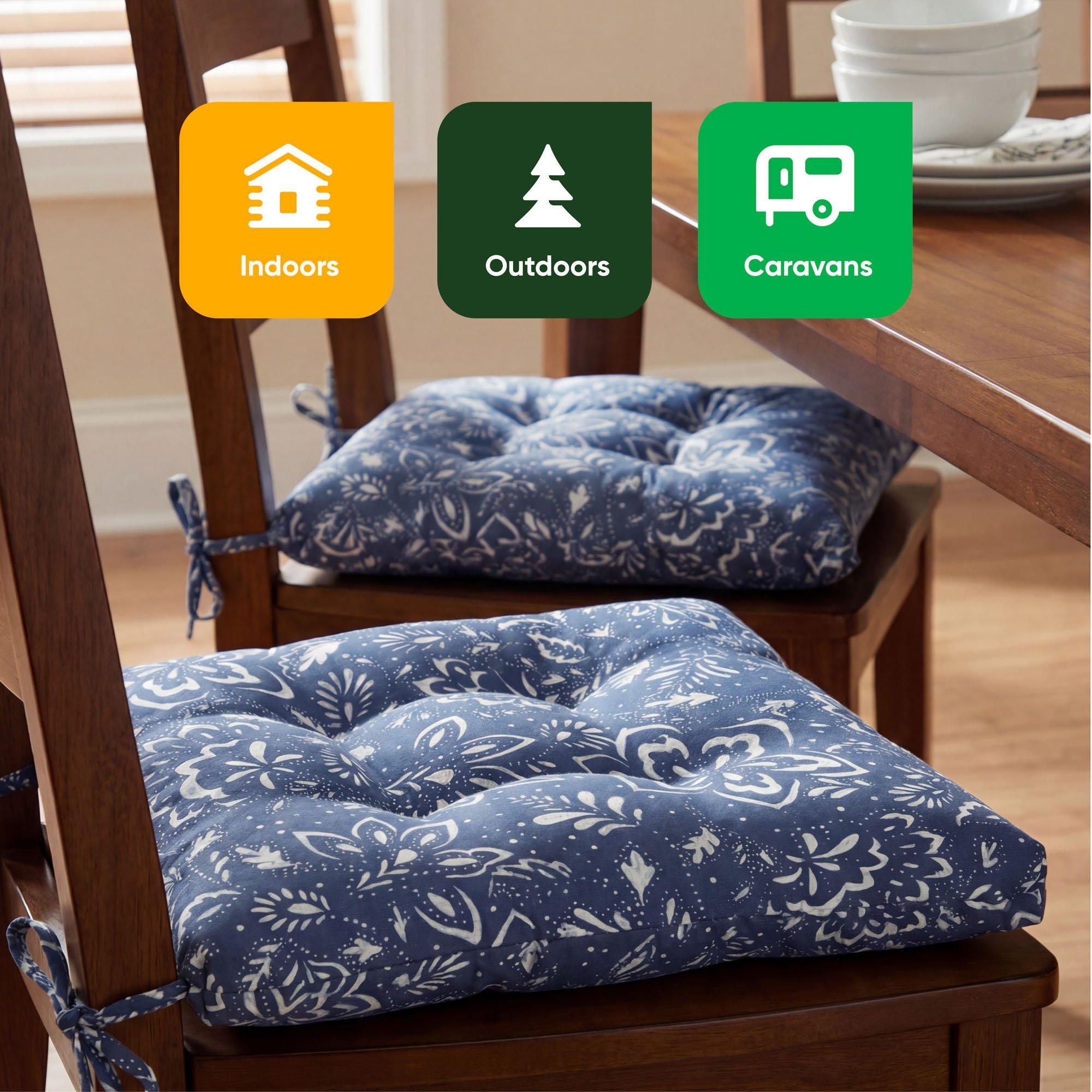 Blue - Streetwize - Outdoor Hampton Seat Pads - 7