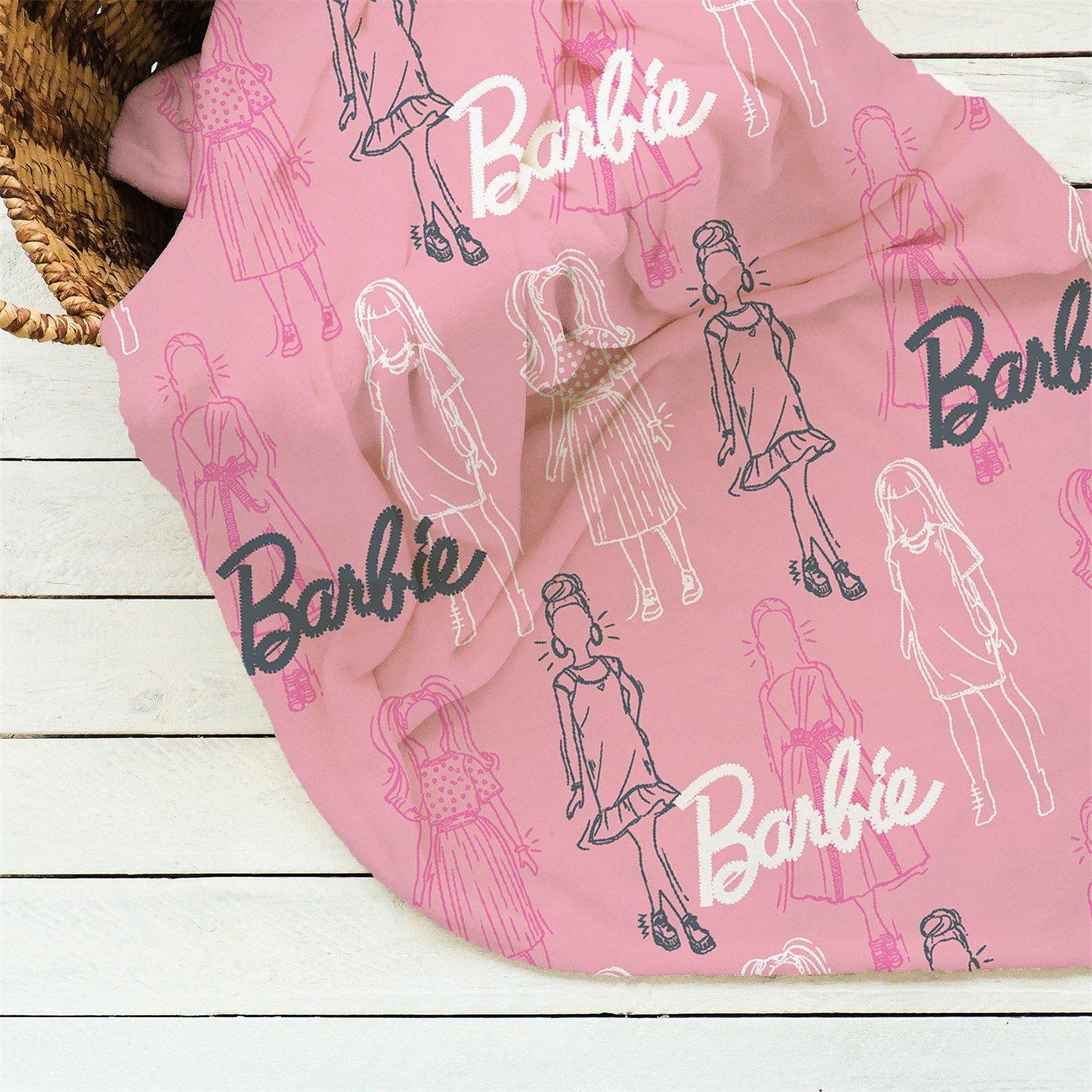 Multi - Barbie - Barbie Fleece Blanket - 2