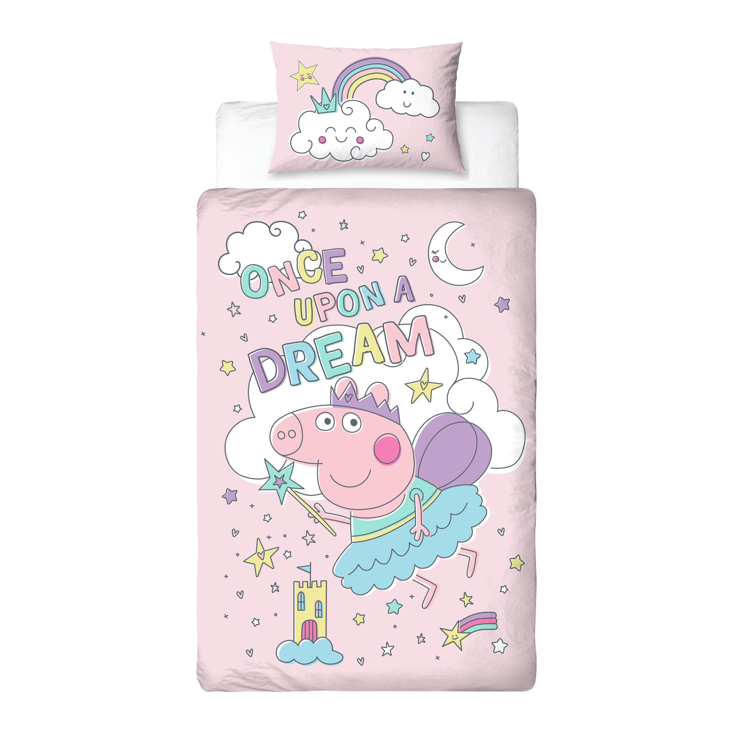 Multi - Peppa Pig - Peppa Pig Time Bedtime Single Panel Duvet - 4