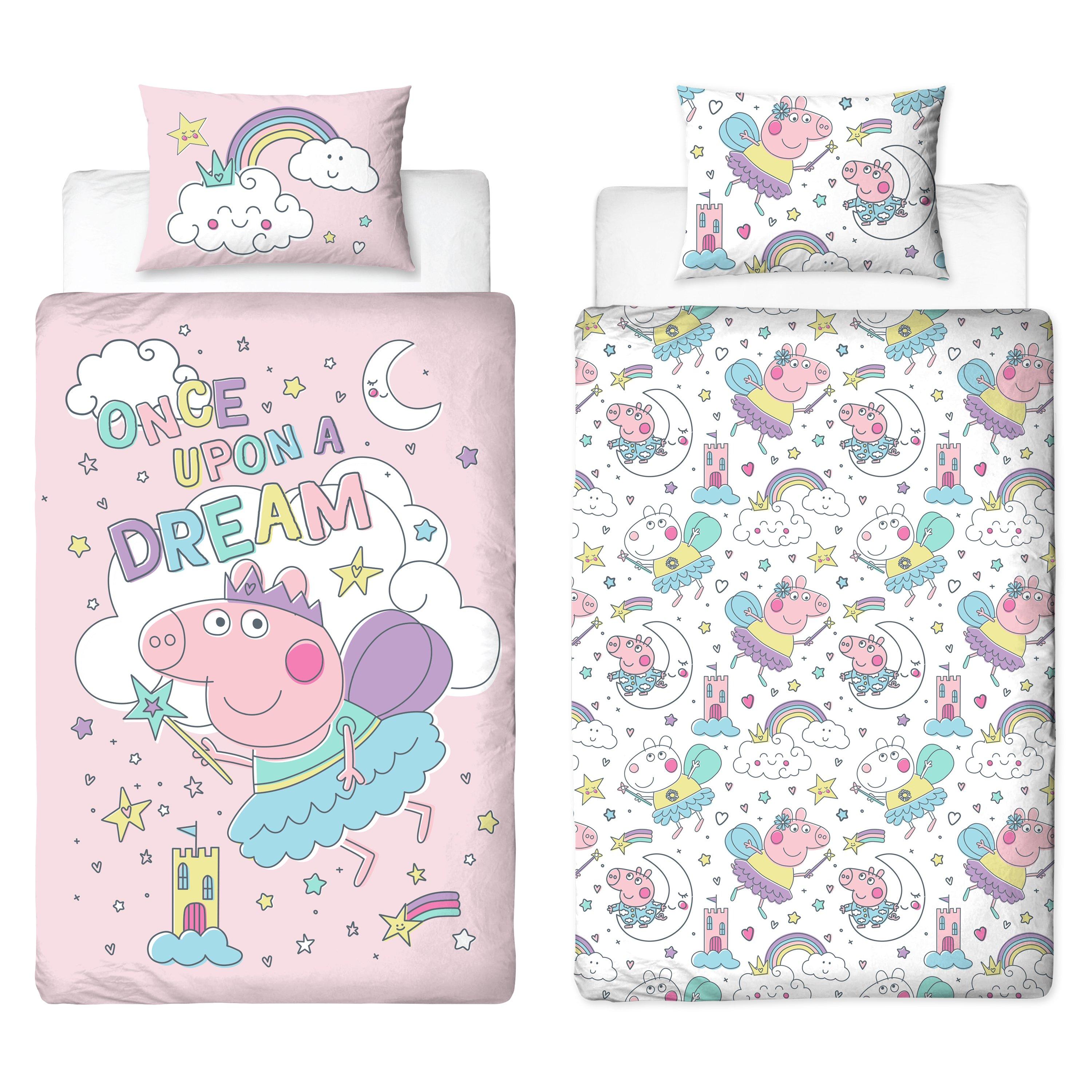 Multi - Peppa Pig - Peppa Pig Time Bedtime Single Panel Duvet - 6