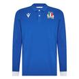 Italy Rugby Home Polo Shirt 2023 2024 Adults