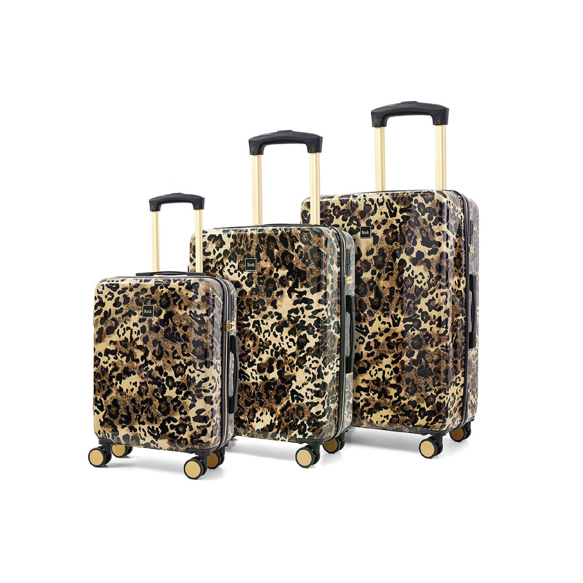 Gold Leopard - Rock - Rock Savannah Suitcase Gold Leopard - 1
