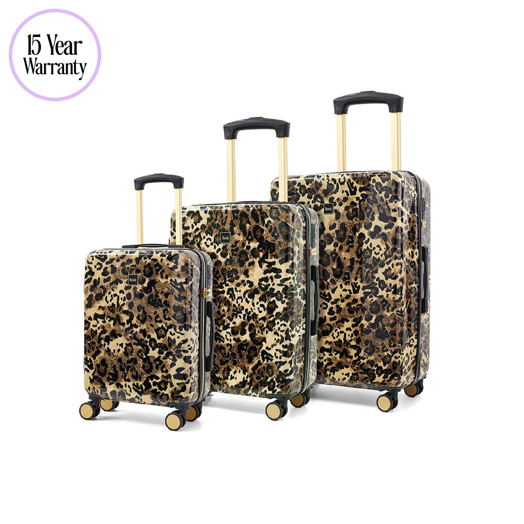 Gold Leopard - Rock - Rock Savannah Suitcase Gold Leopard - 1