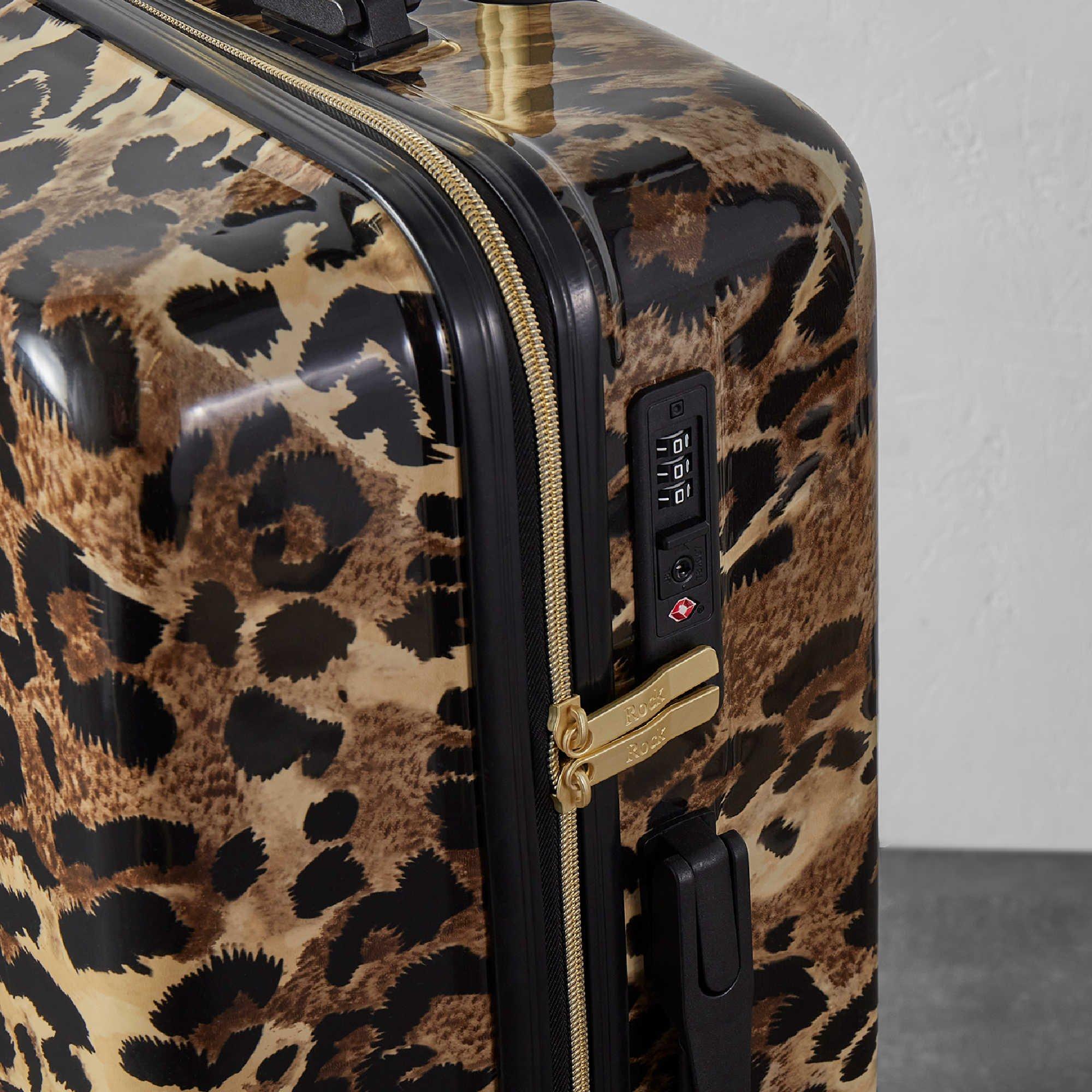 Gold Leopard - Rock - Rock Savannah Suitcase Gold Leopard - 5