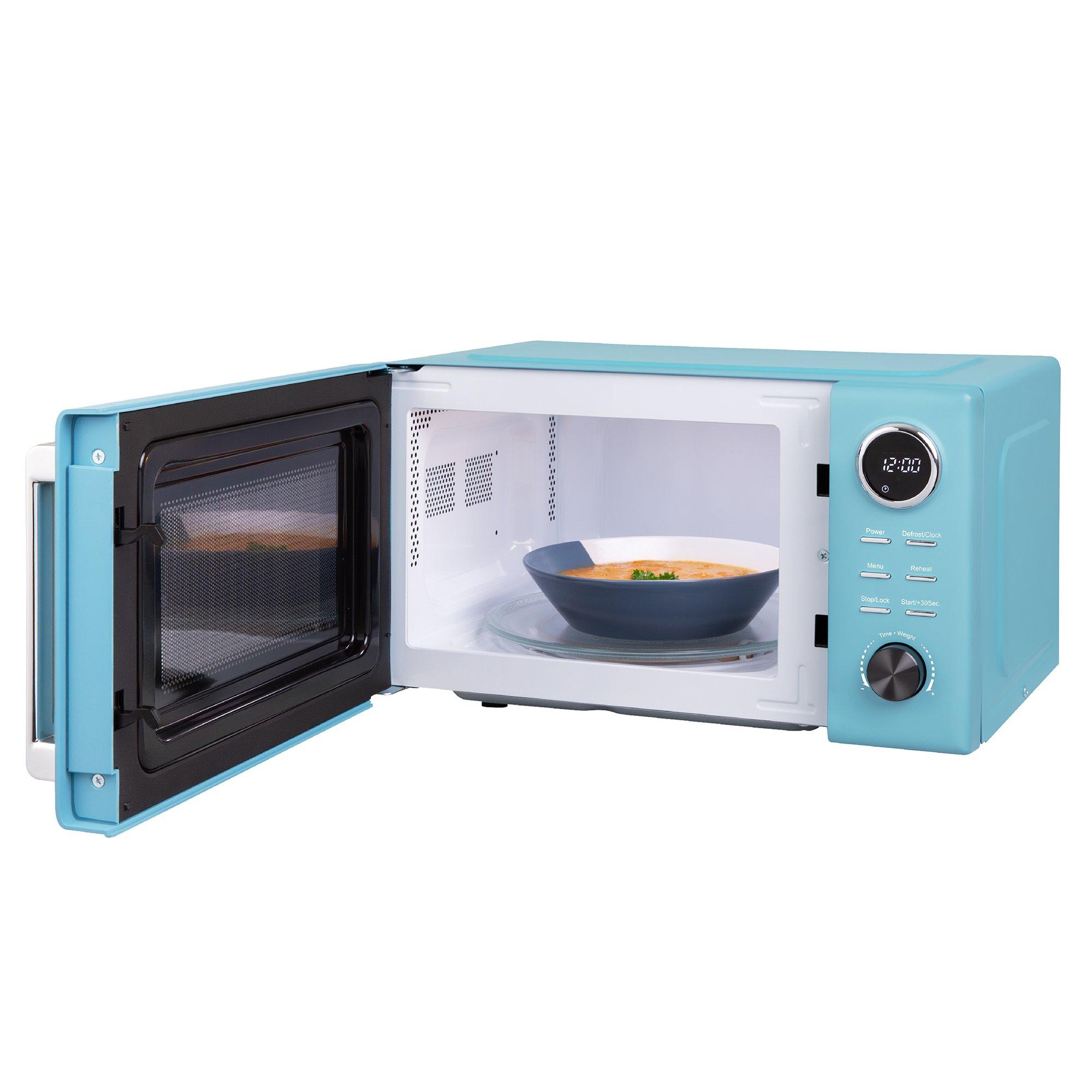 Retro Blue - Russell Hobbs - RHMD838RB Hanley 20L 800W Digital Microwave - 2