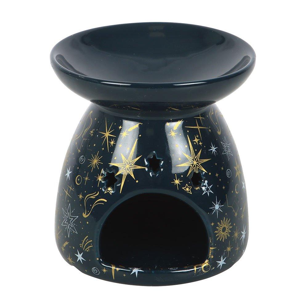 Blue - Something Different - Blue Starry Night Oil Burner and Wax Warmer - 2