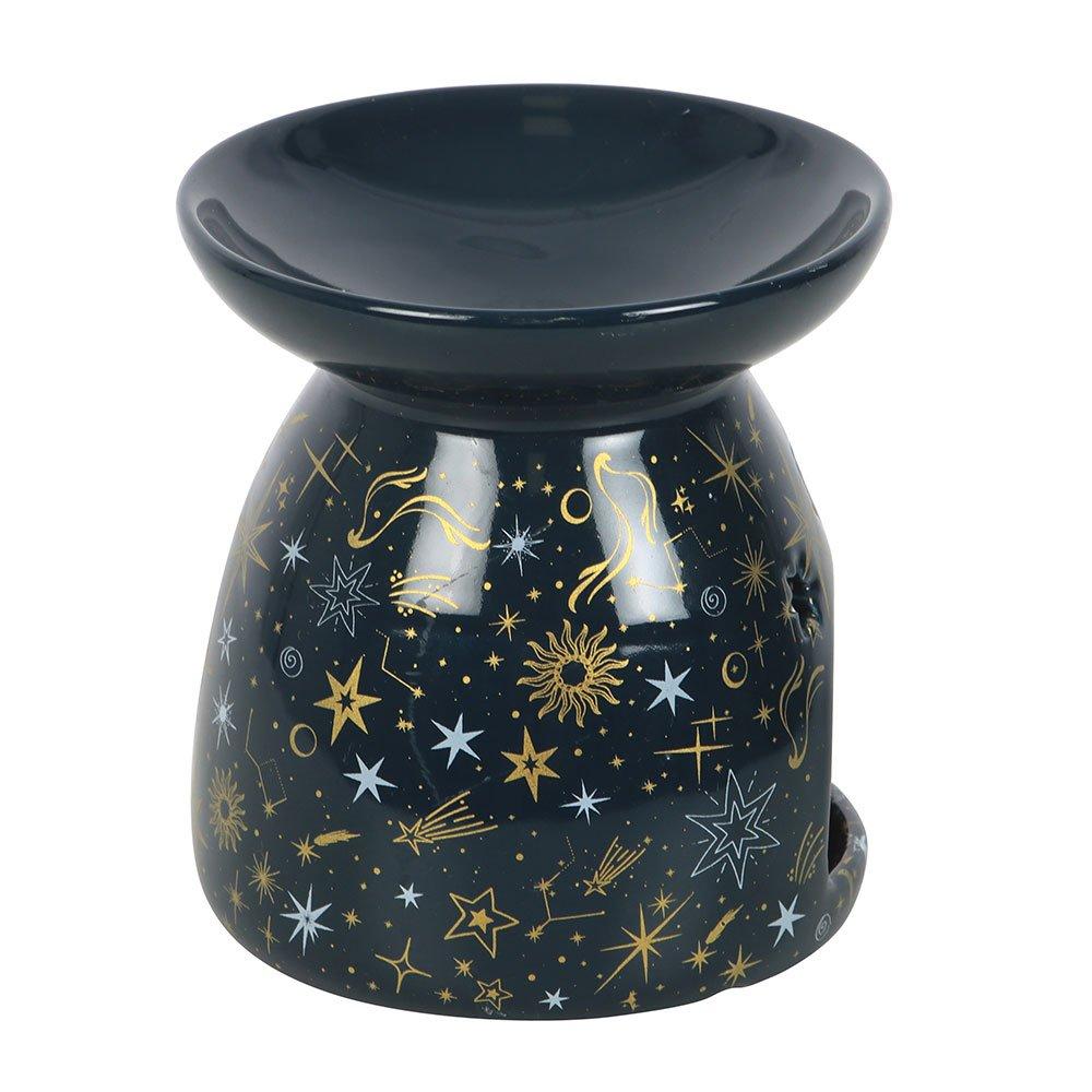 Blue - Something Different - Blue Starry Night Oil Burner and Wax Warmer - 3