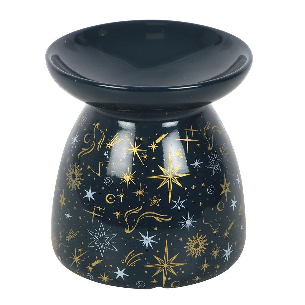 Blue - Something Different - Blue Starry Night Oil Burner and Wax Warmer - 4