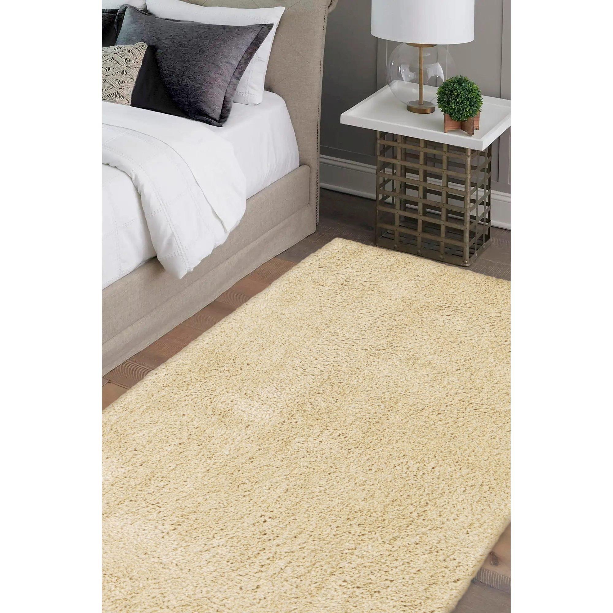 Homemaker  Snuggly Plain Rug Honey - 160x230cm