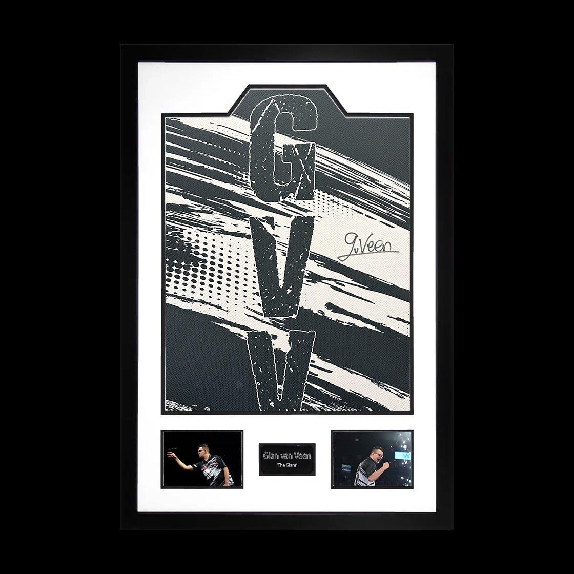Black - The Fan Cave - Gian van Veen Signed Shirt Premium Frame - 1