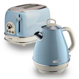 Ariete ARPK3 VINTAGE JUG KETTLE & 2SL TOASTER PK