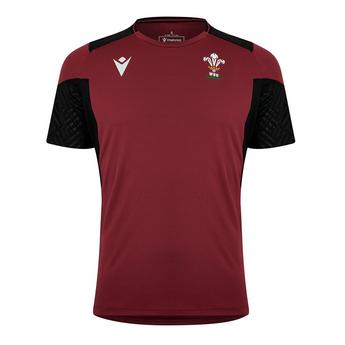Macron Wales Rugby 6 Nations Training Shirt 2023 2023 Adults