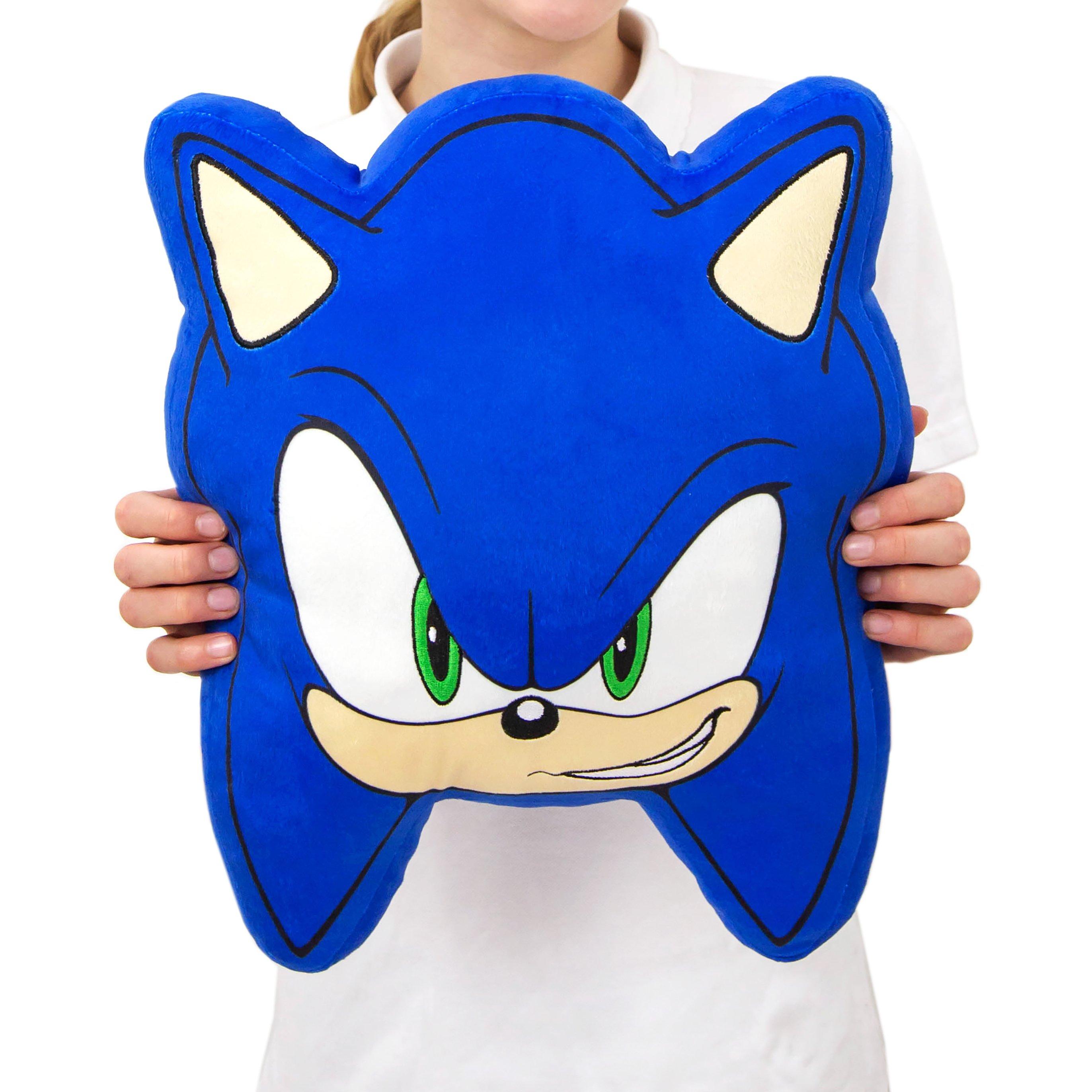 Multicolour - Sonic the Hedgehog - Sonic Shaped Cushion - 4