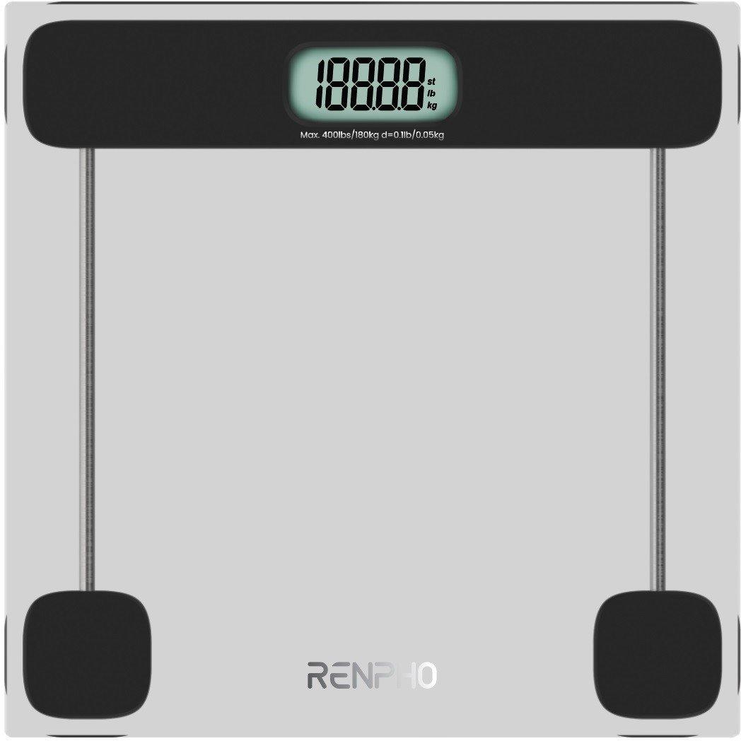 White - Renpho - Digital Lucid Core Glass Bathroom Scales - 1