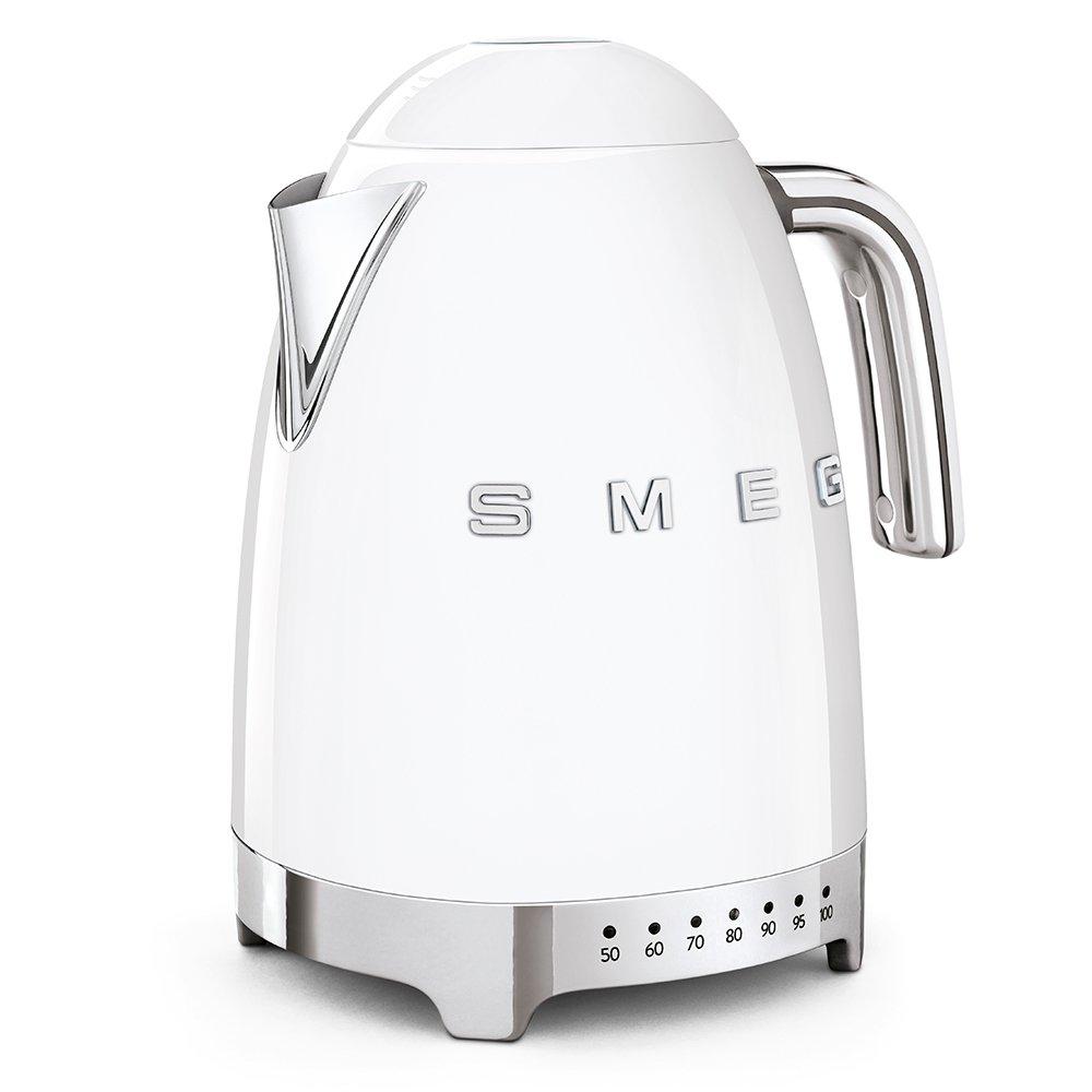 White - Smeg - 50s Style Variable Temperature Kettle 1.7L - 2