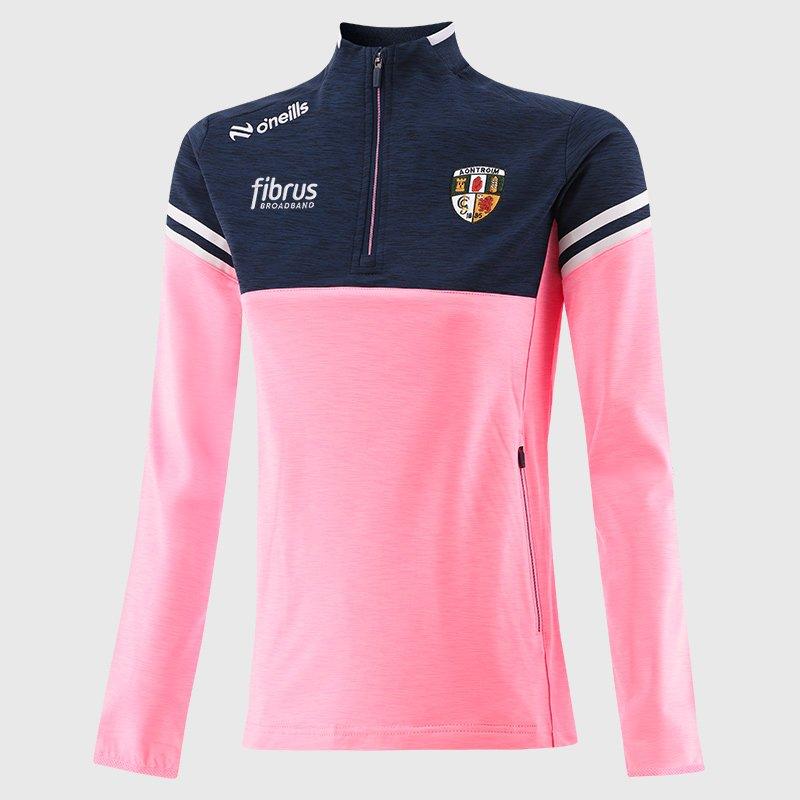 Pink/Mrn/Weiß - ONeills - ONeills Antrim Sedona Half Zip Top Girls - 1