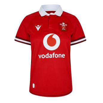 Macron Wales Rugby 6 Nations Home Shirt 2023 2024 Adults