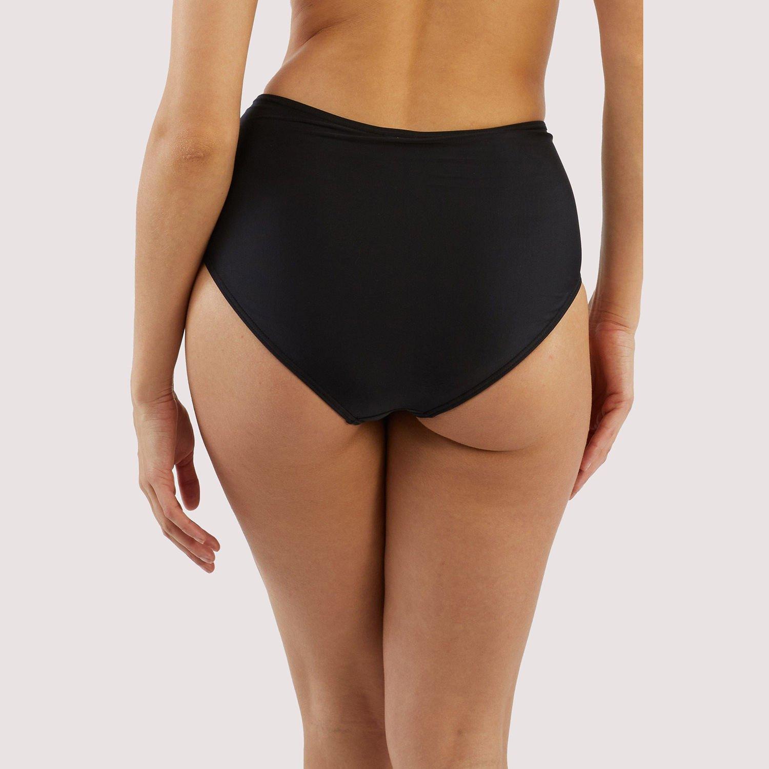 Black - Playful Promises - Bettie Page Eco Vivien High Waist Bikini Brief - 2