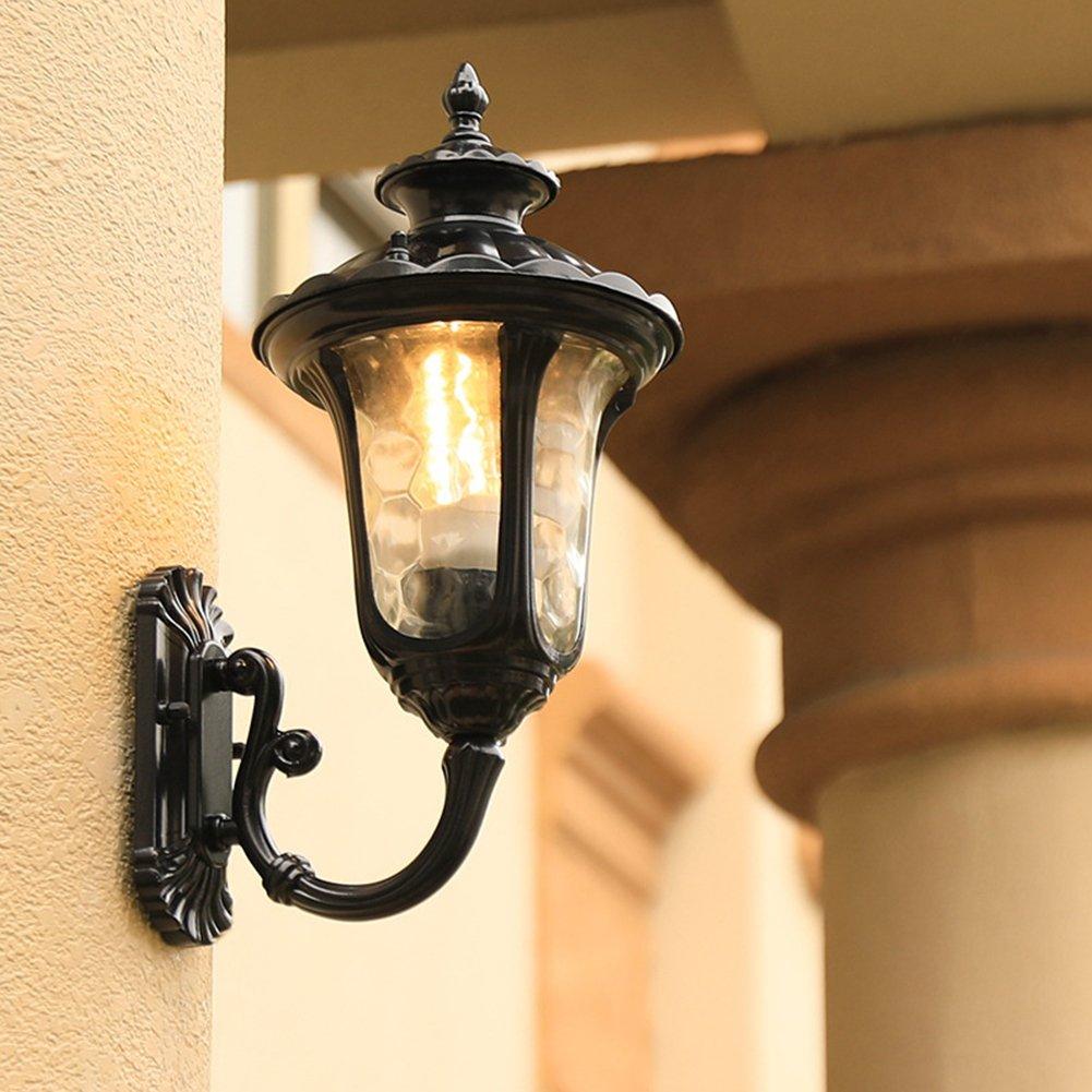 Black - Breeins - Outdoor Wall Lantern Light - 12