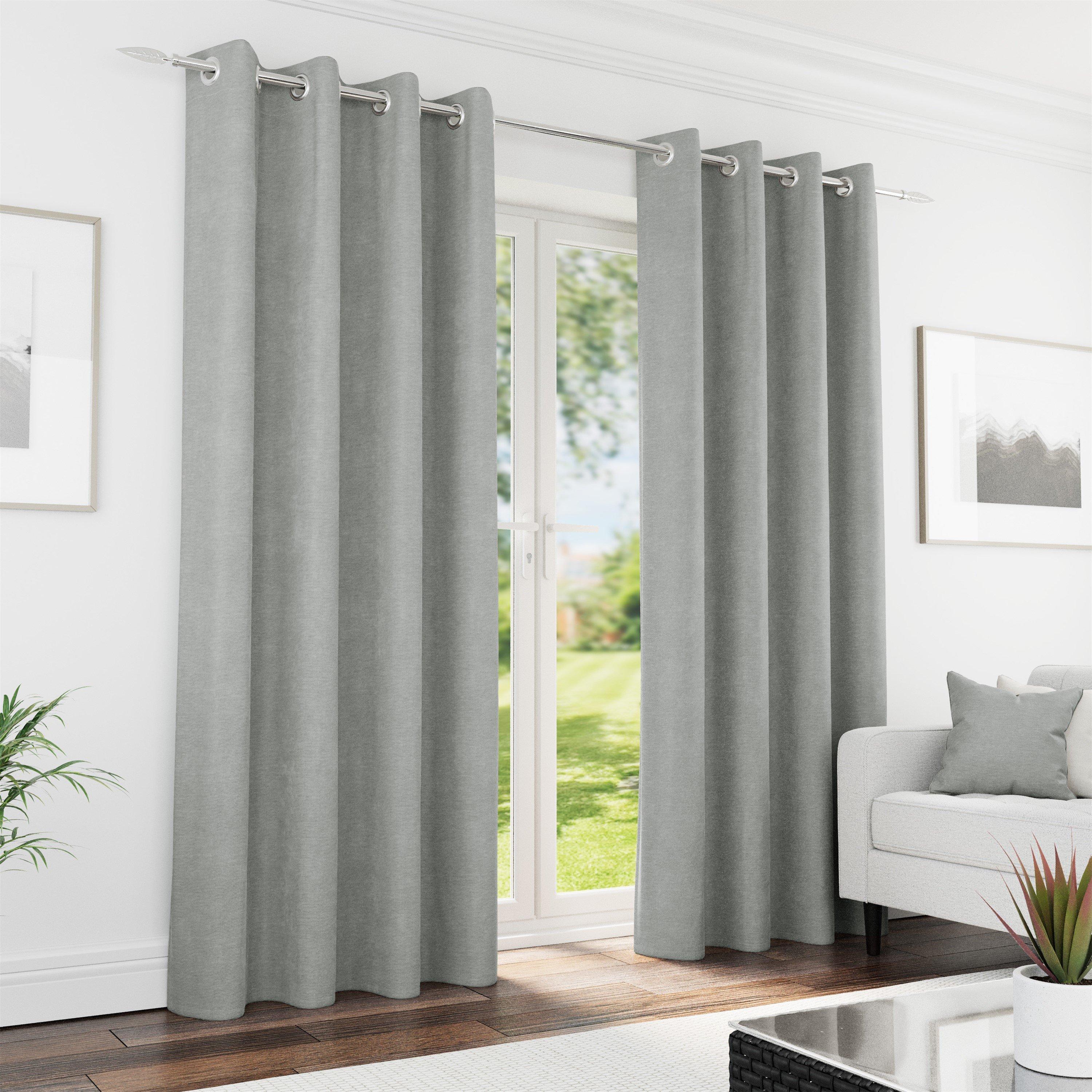 Knightsbridge Chenille Single Door Curtain