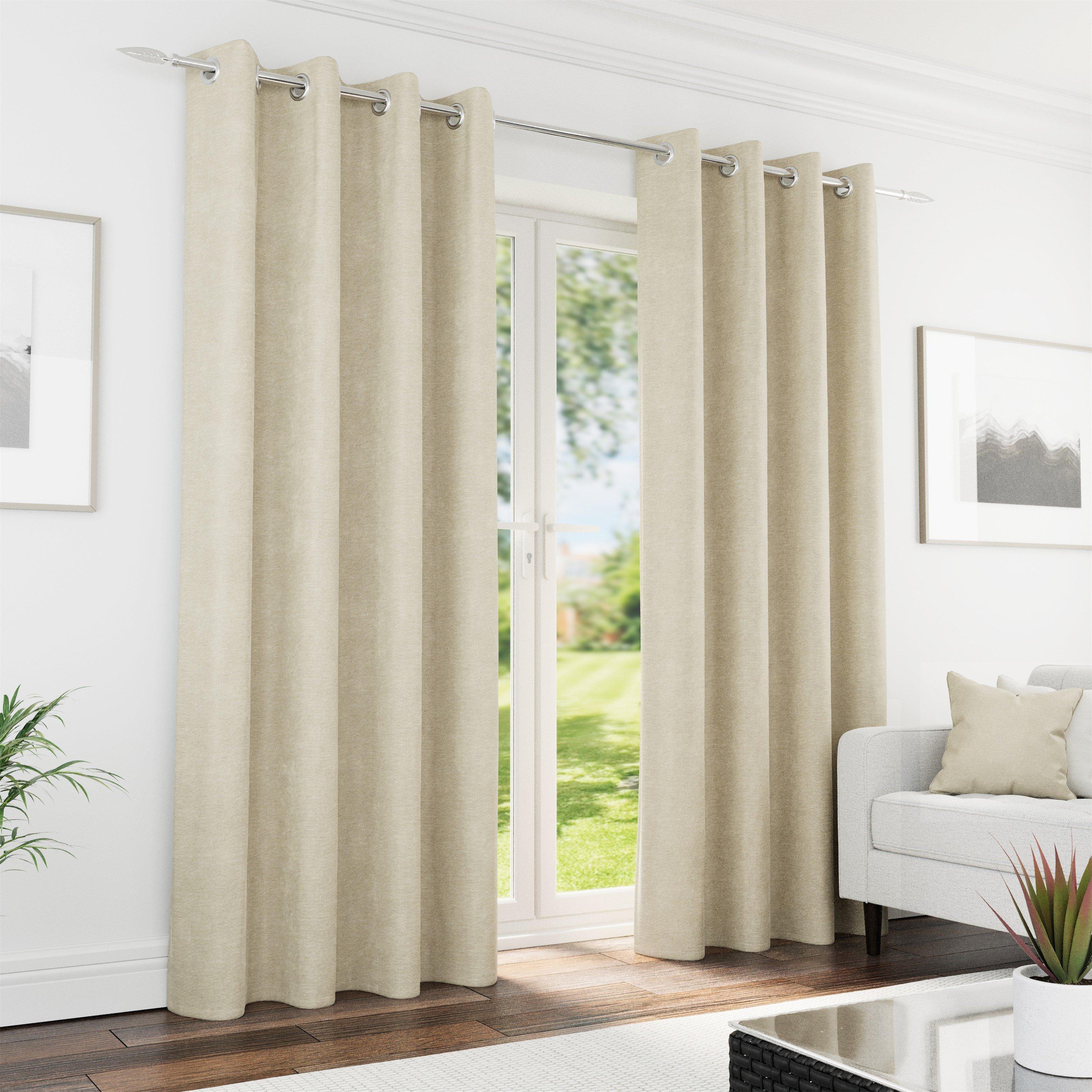 Knightsbridge Chenille Single Door Curtain