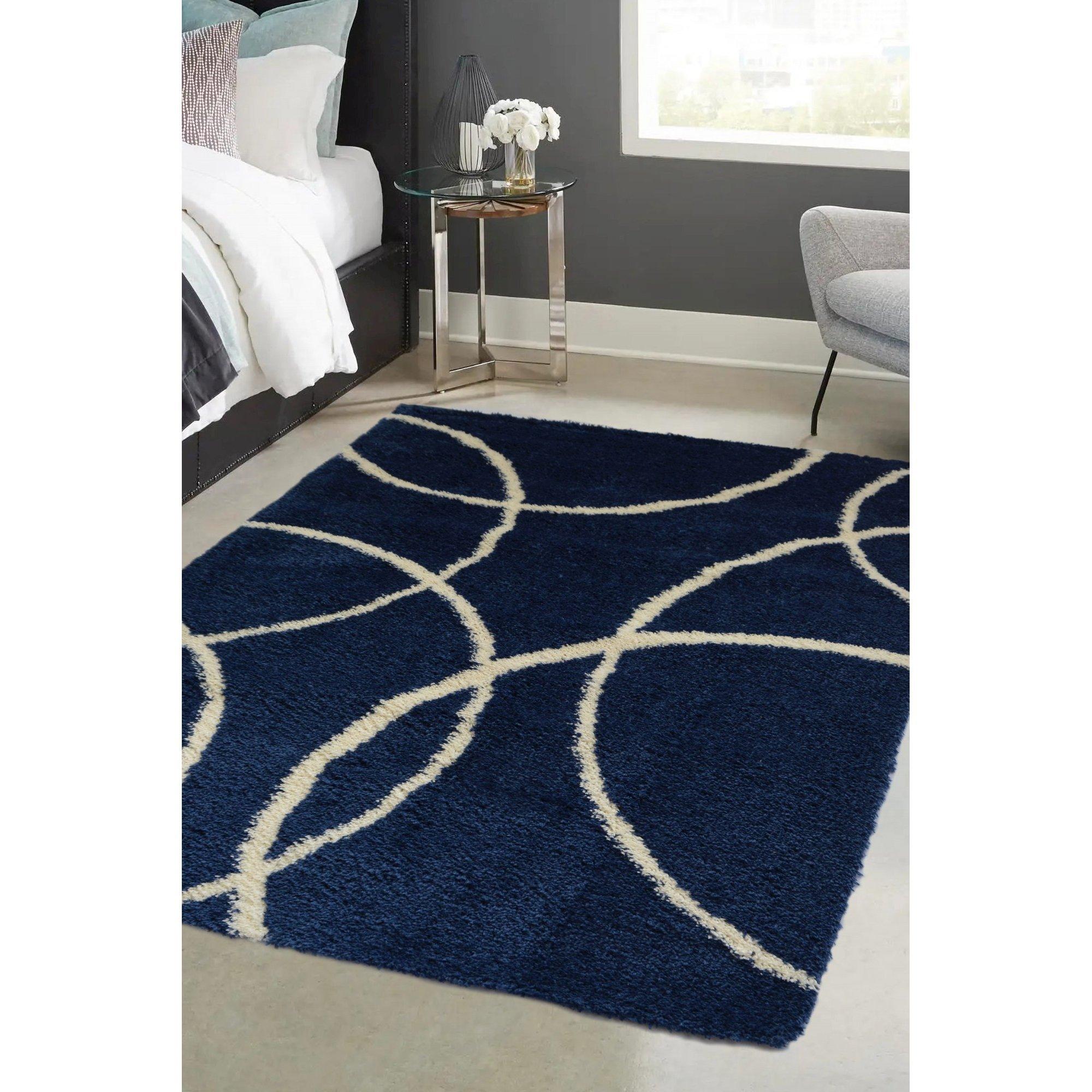 Homemaker  Snuggly Bubbles Rug Navy - 160x230cm