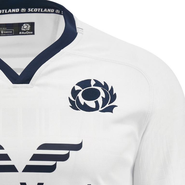 Blanc - Macron - Scotland Rugby Away 6 Nations Shirt 2024 Adults - 3
