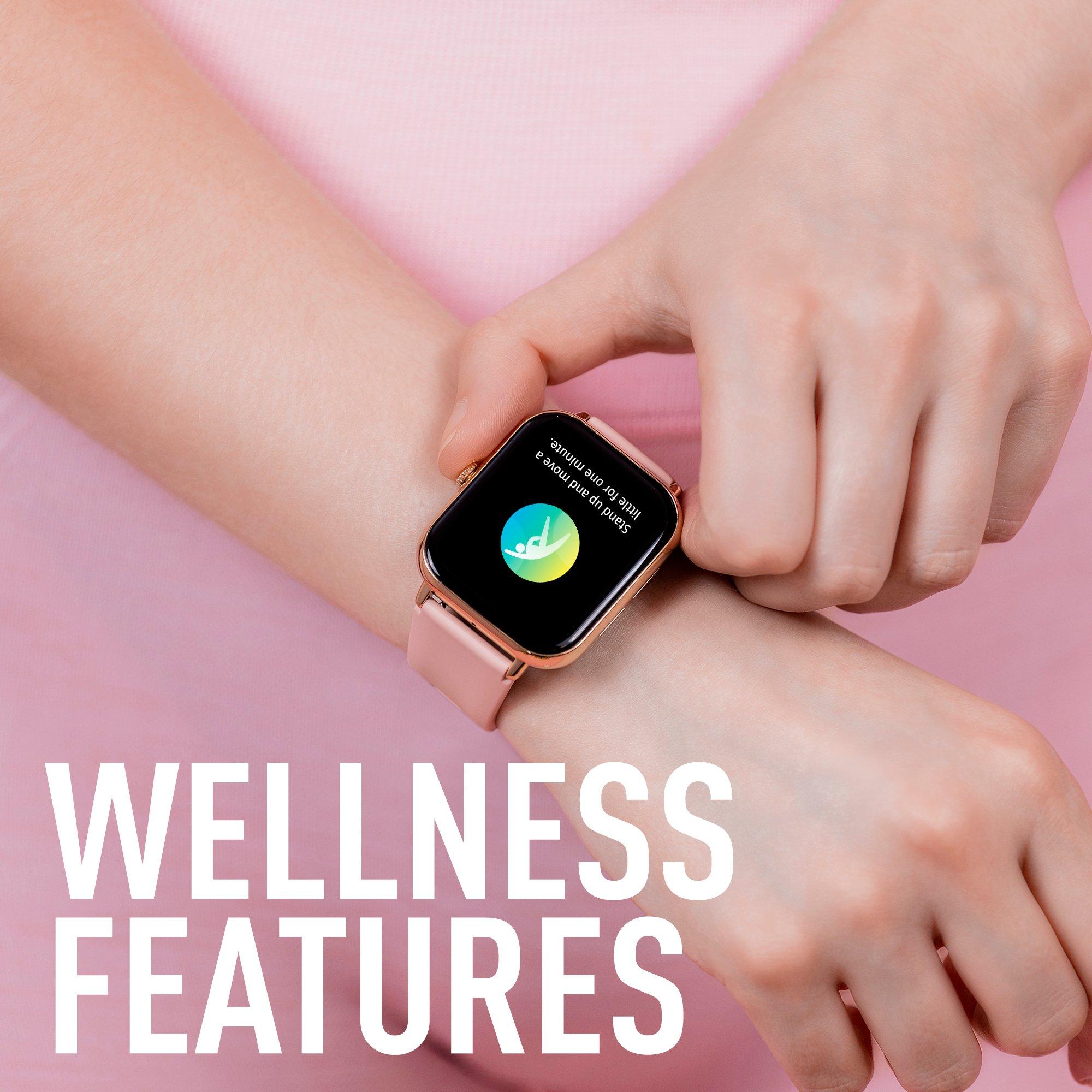 Pink - Reflex Active - Series 23 Pink Strap Smart Watch - 3