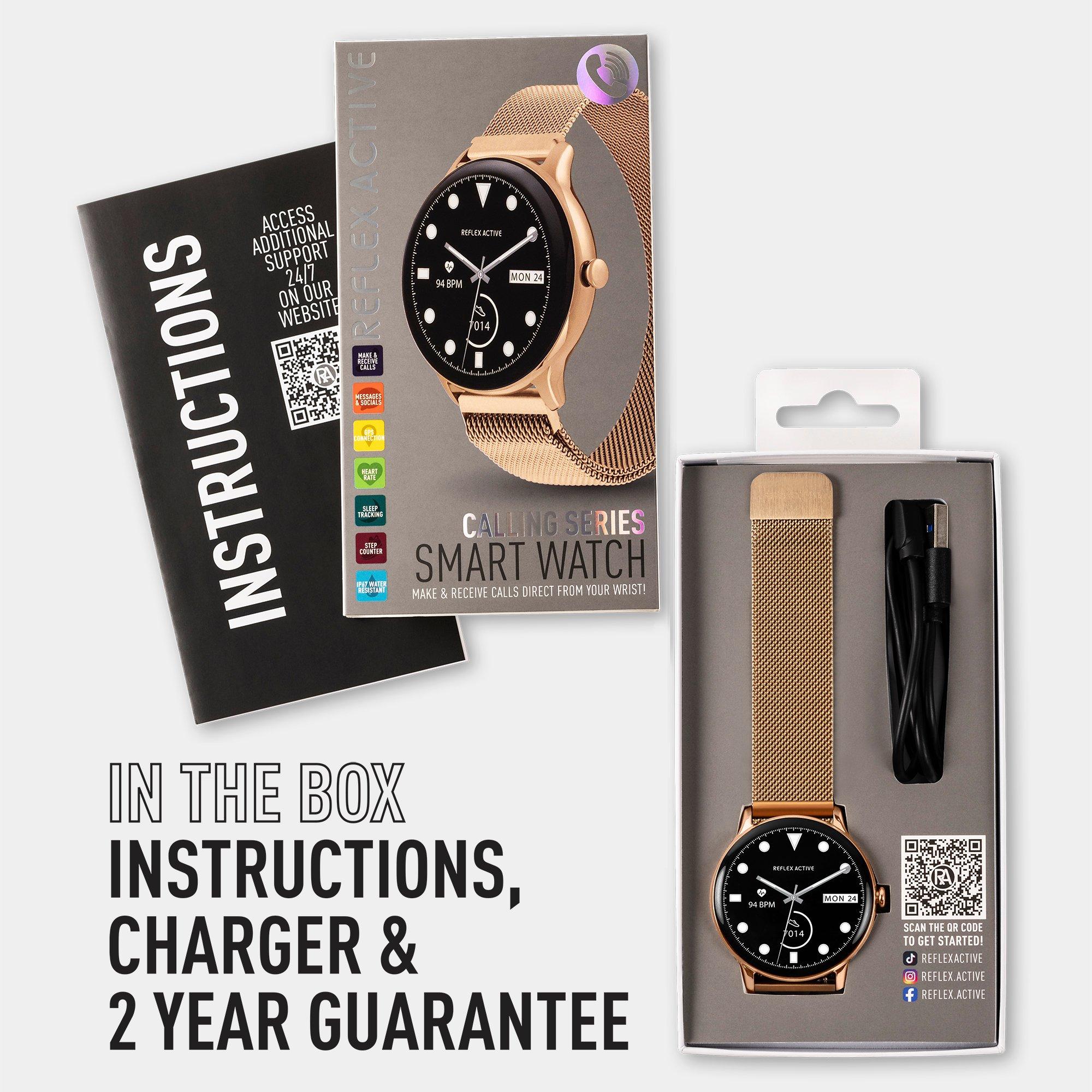 Rose Gold - Reflex Active - Reflex Active Series 22 Rose Gold Calling Watch - 5