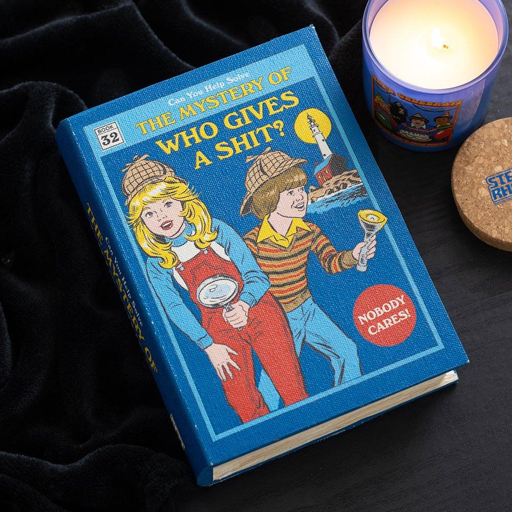 Something Different  Who Gives A Shit Book Shaped Storage Box By Steven - Blue