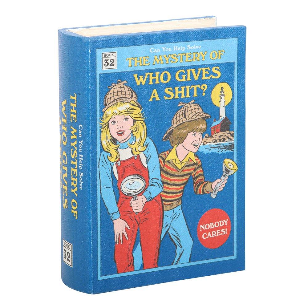 Blue - Something Different - Who Gives a Shit Book Shaped Storage Box by Steven - 2