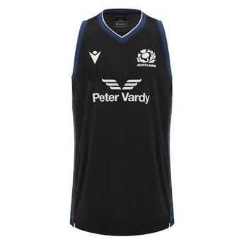 Macron Scotland Rugby 6 Nations Basketball Singlet 2023 2024 Adults