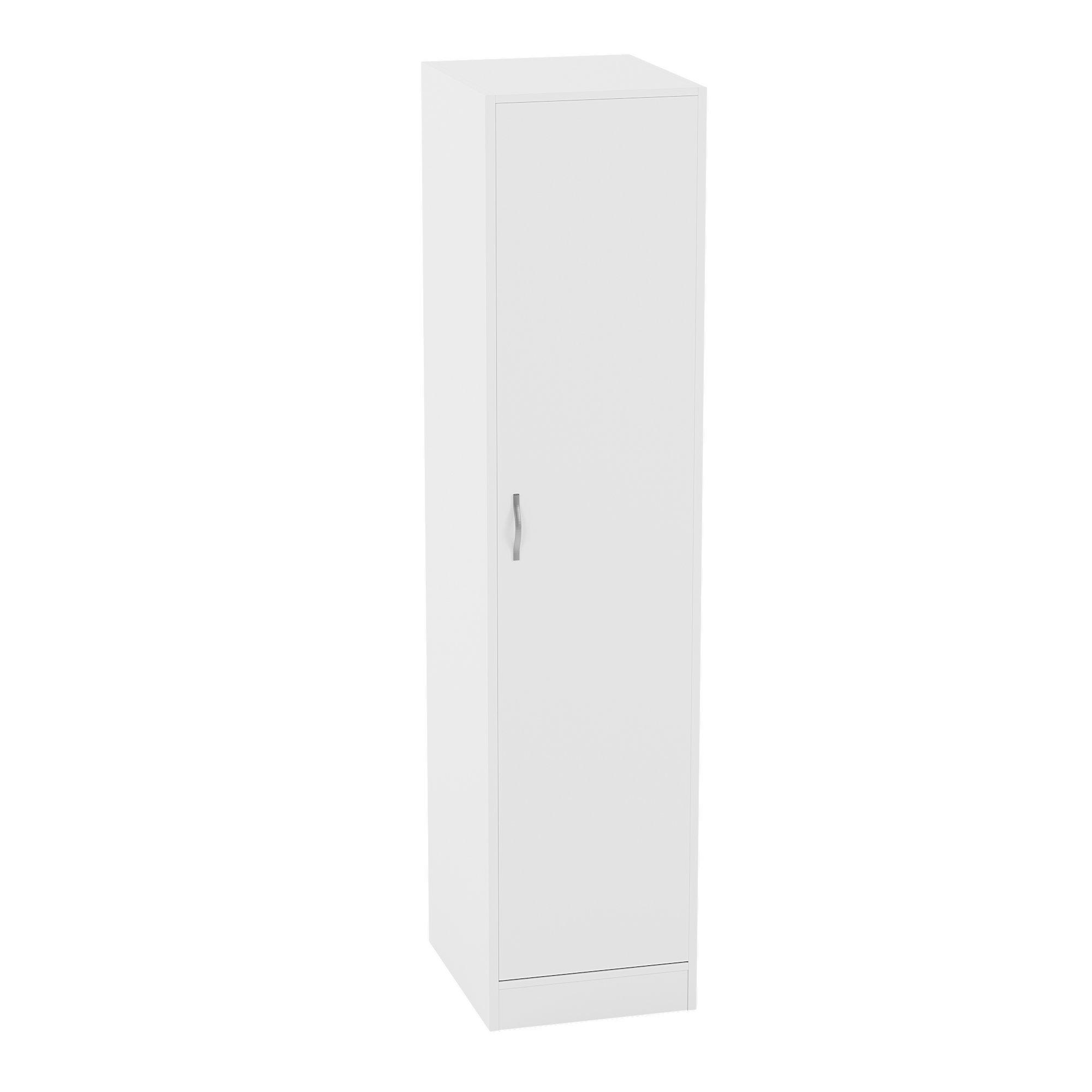 White - Lassic - Vida Designs Riano 1 Door Wardrobe - 6