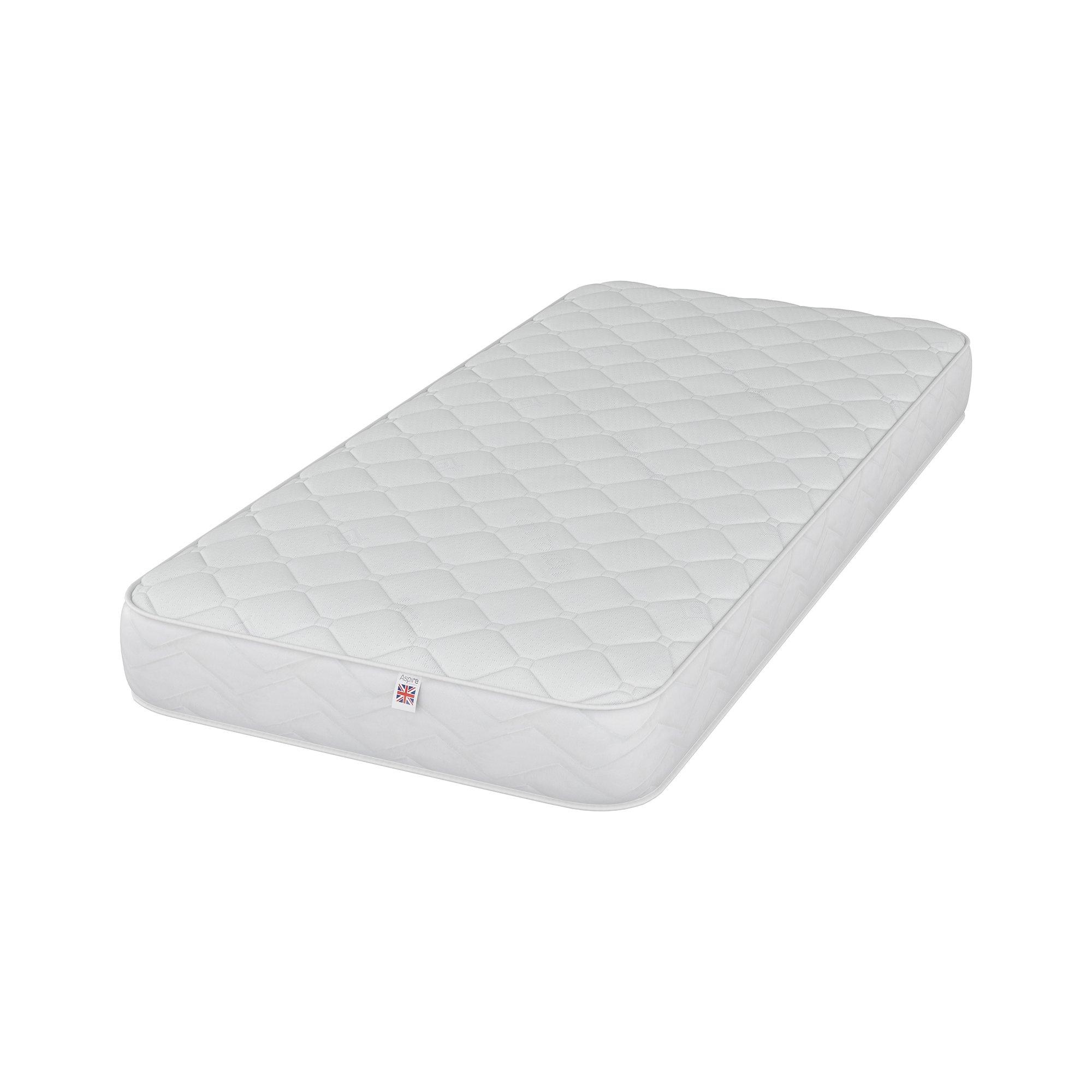 White - Aspire - Aspire 700 Memory Foam Comfort Rolled Mattress - 3