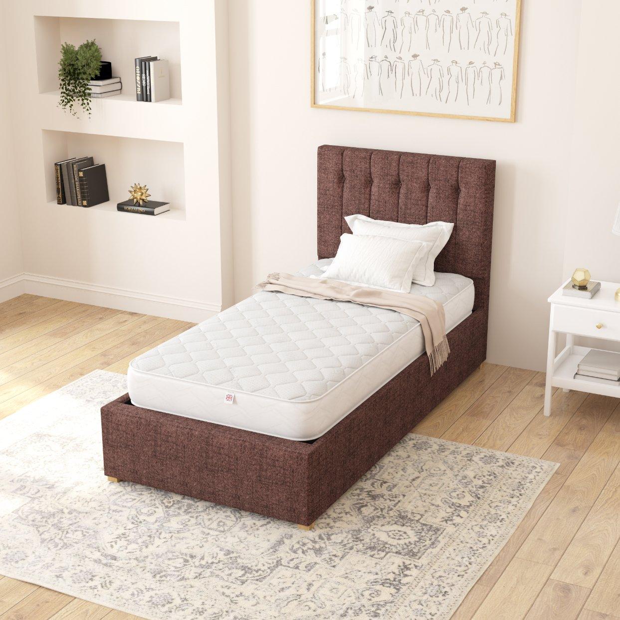 White - Aspire - Aspire 700 Memory Foam Comfort Rolled Mattress - 5