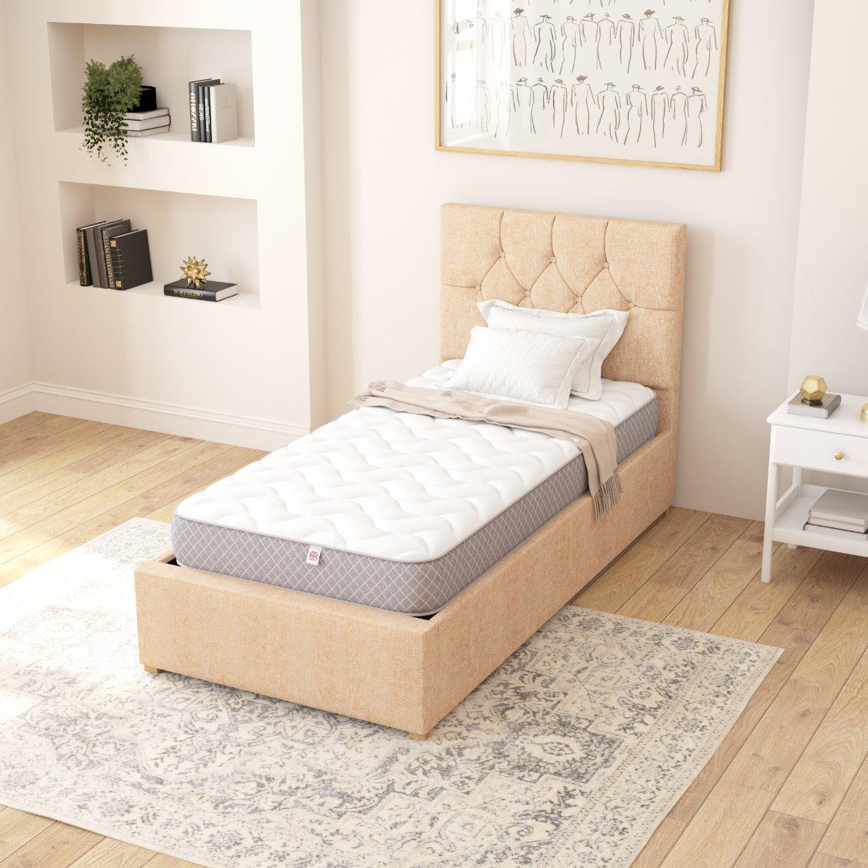 White - Aspire - Aspire 600 Rolled Bonnell Sprung Mattress - 5