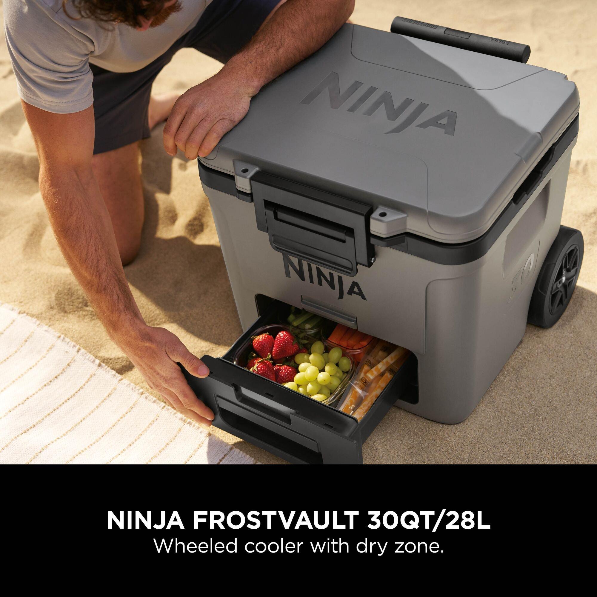 Slate Grey - Ninja - FrostVault 30QT/28L Wheeled Cooler - 8