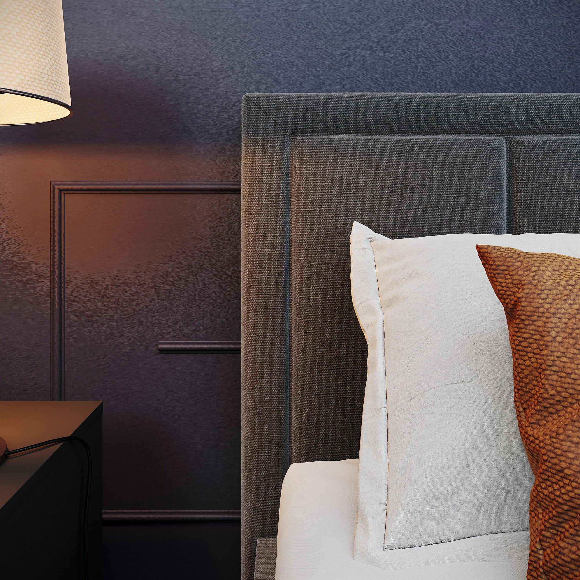 Dark Grey - Lassic - Vida Designs Vanita Double Ottoman Fabric Bed UKFR - 3