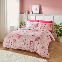 Sassy B Cowgirl Boot Reversible Duvet Cover Set