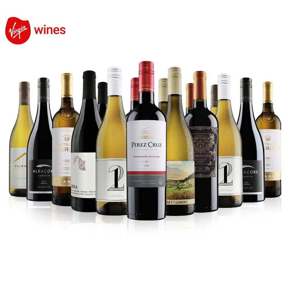 Virgin Wines  Luxury 16 Bottle Mixed Wine Case - 