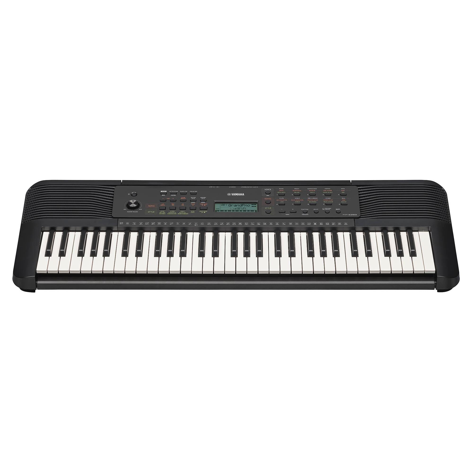 Black - Yamaha - PSR-E283 Portable Keyboard - 3