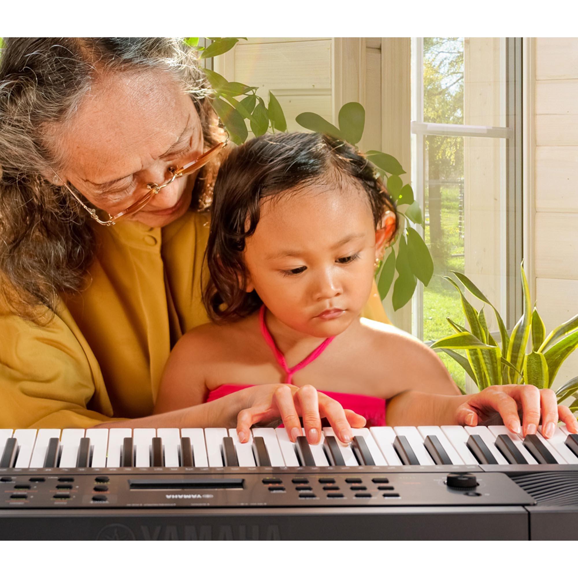 Black - Yamaha - PSR-E283 Portable Keyboard - 4