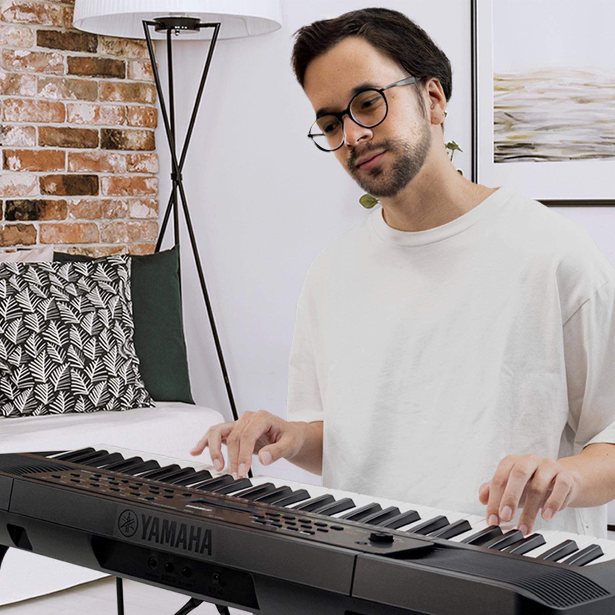 Black - Yamaha - PSR-E283 Portable Keyboard - 5