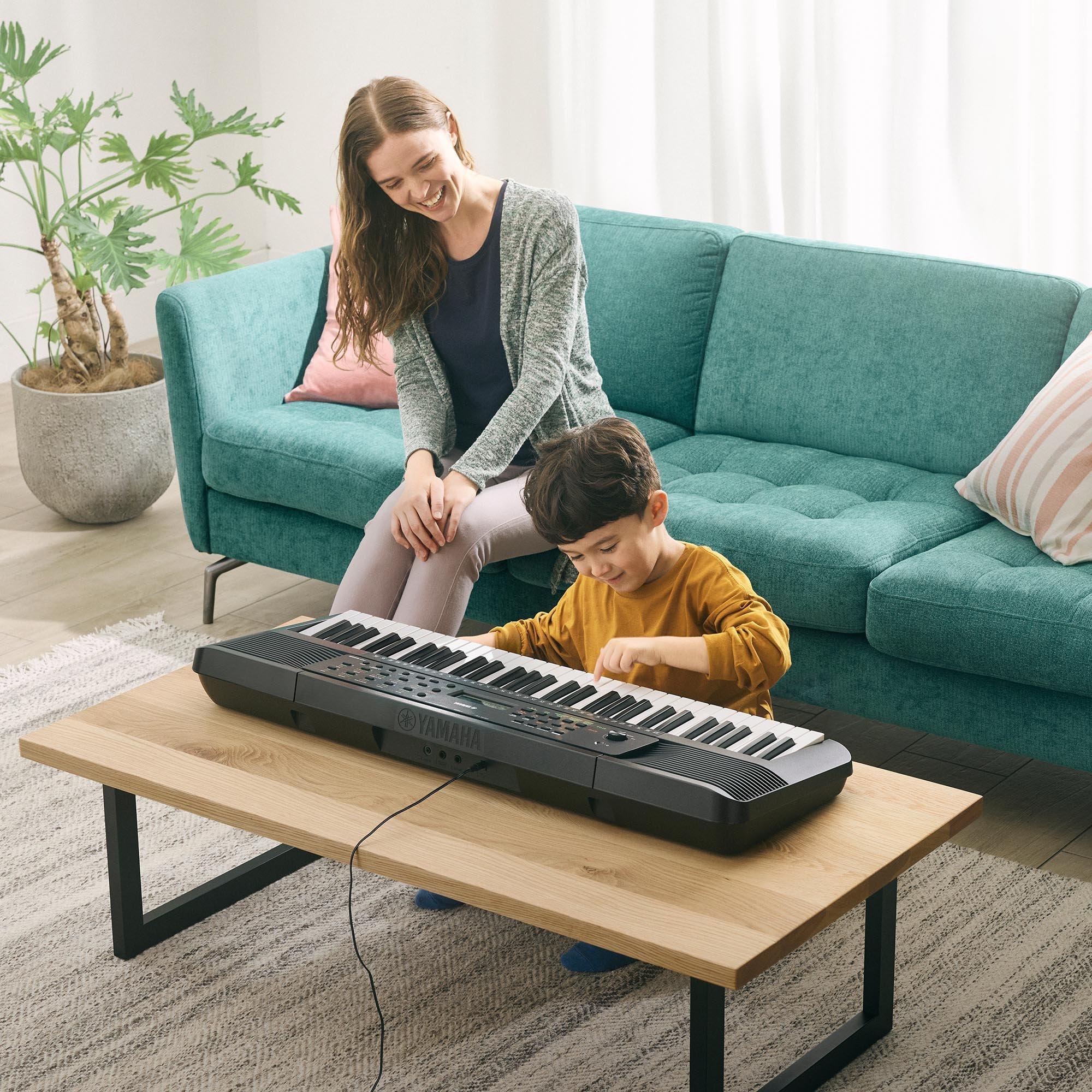 Black - Yamaha - PSR-E283 Portable Keyboard - 6