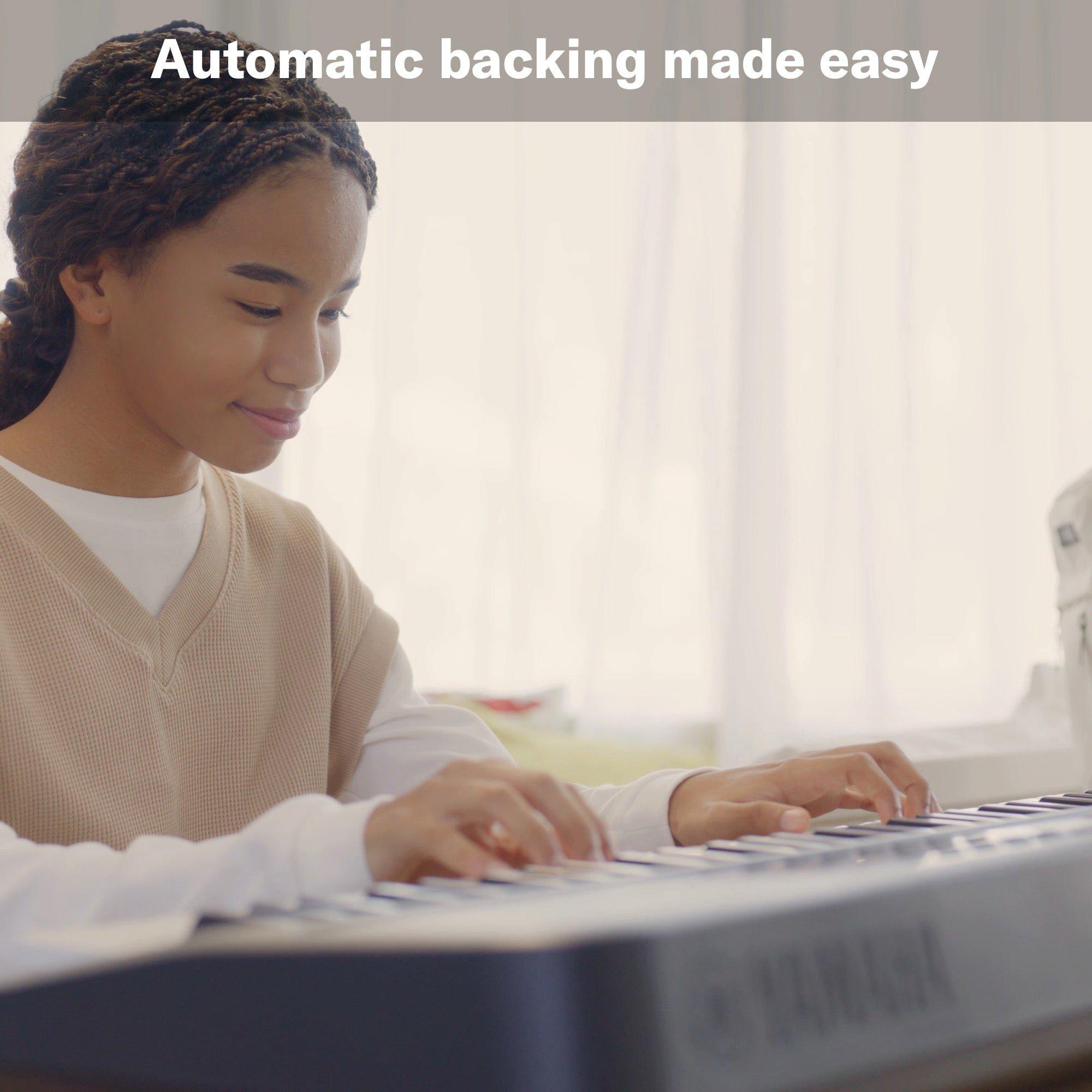 Black - Yamaha - PSRE383 Portable Keyboard - 6