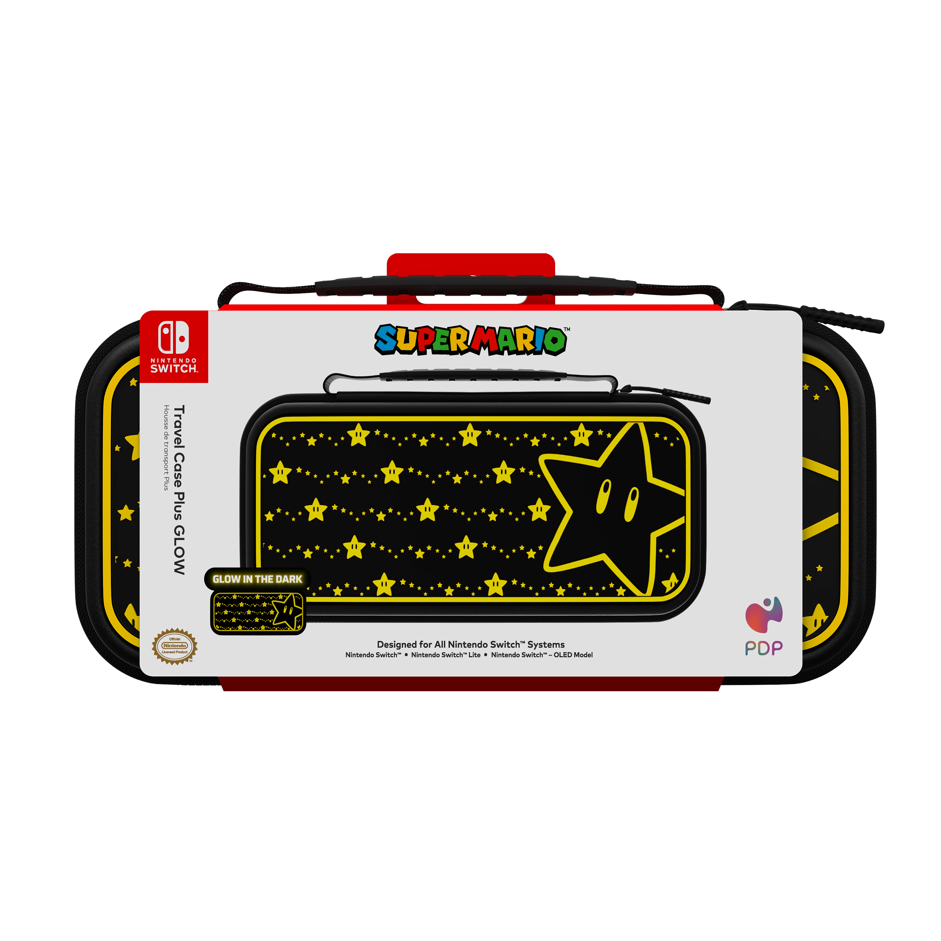Mario Stars - PDP - Switch Travel Case Plus GLOW: Super Star - 2